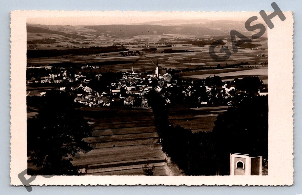 Pohlednice Králíky staré panorama 1948 (M2039)