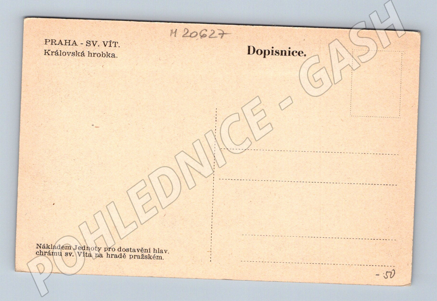 Pohlednice Praha sv Vít královská hrobka (M20627)