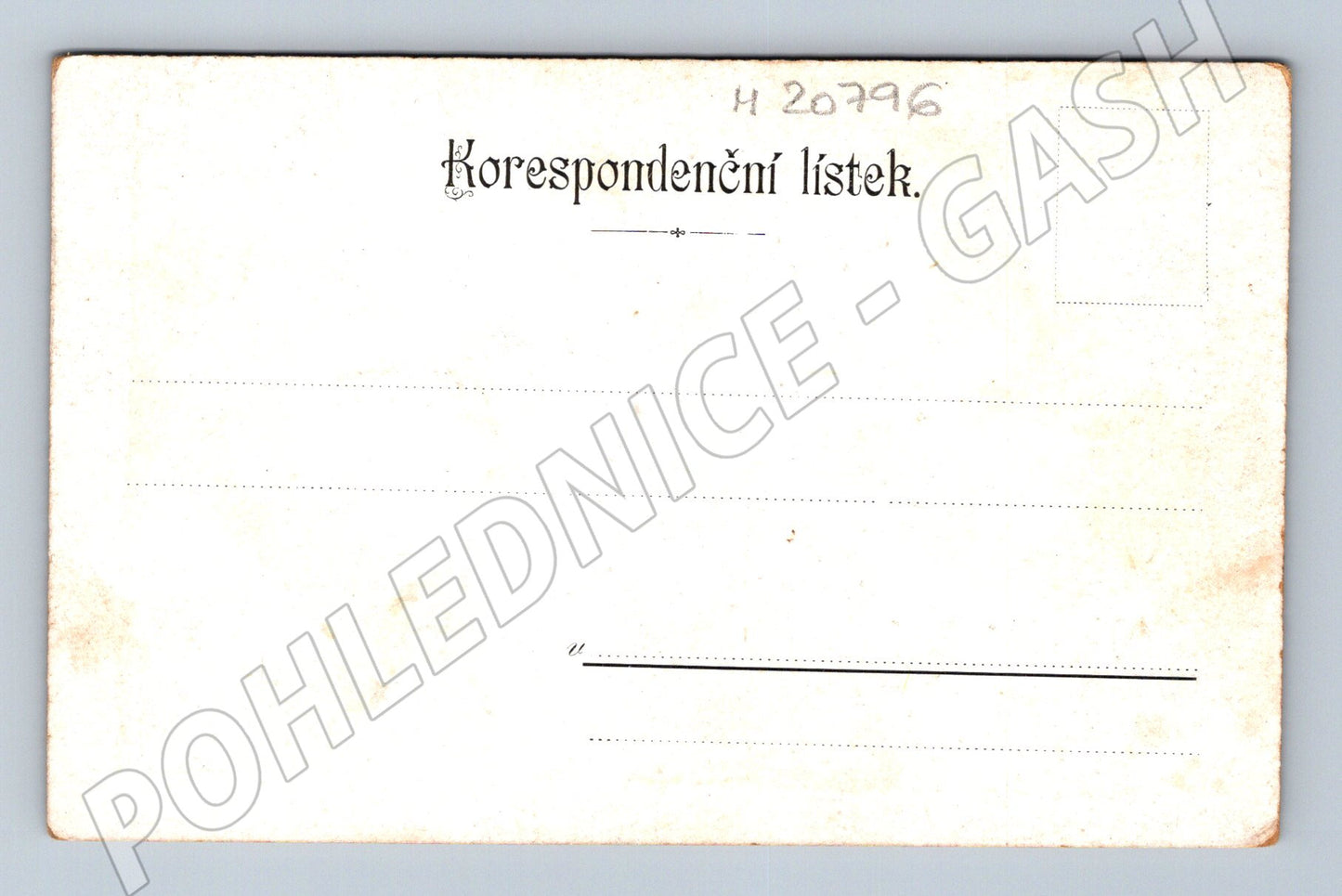 Pohlednice portrét mladého muže korespondenční lístek (M20796)