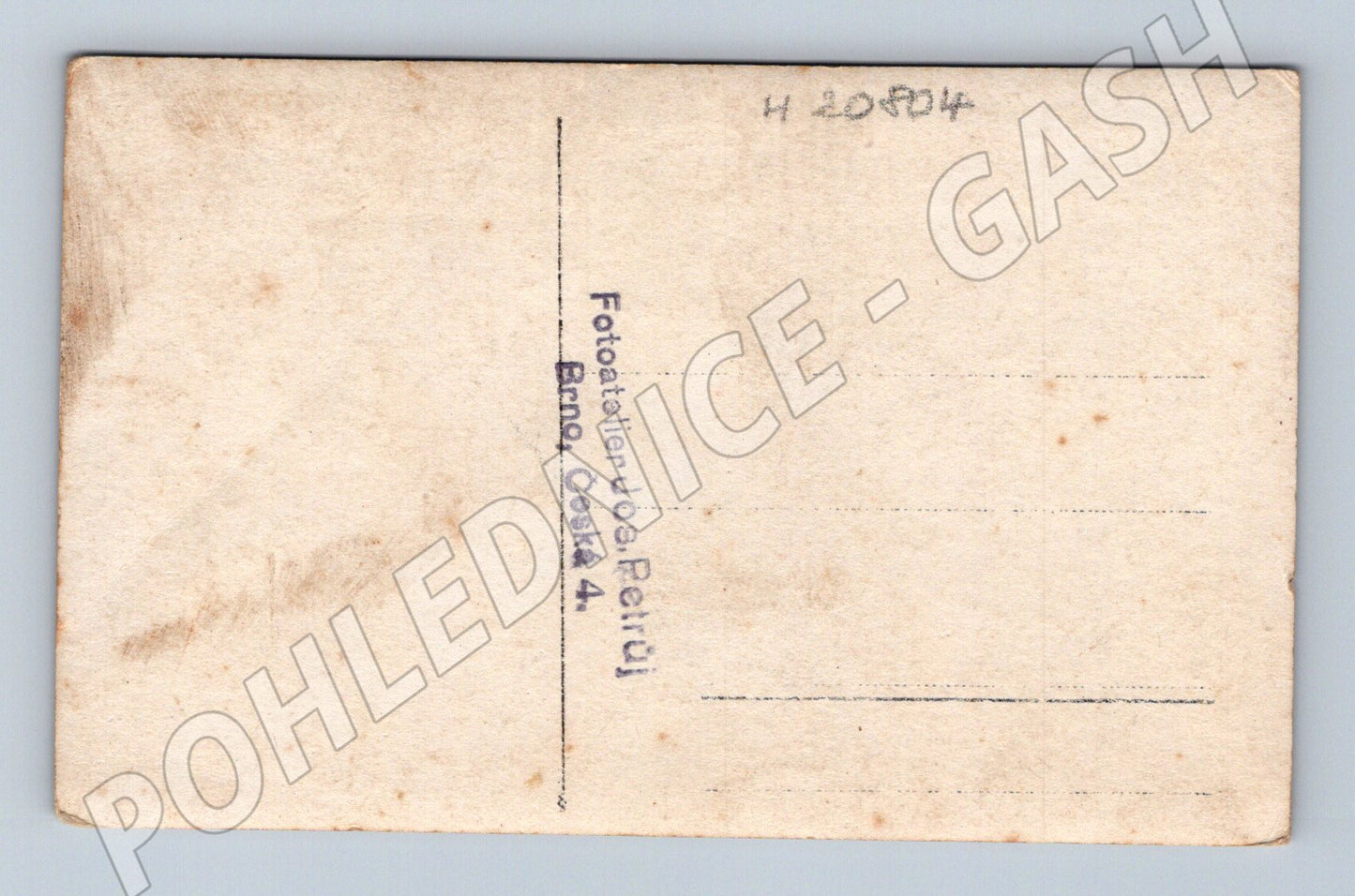 Pohlednice portrét mladého muže Brno Reitzl (M20804)