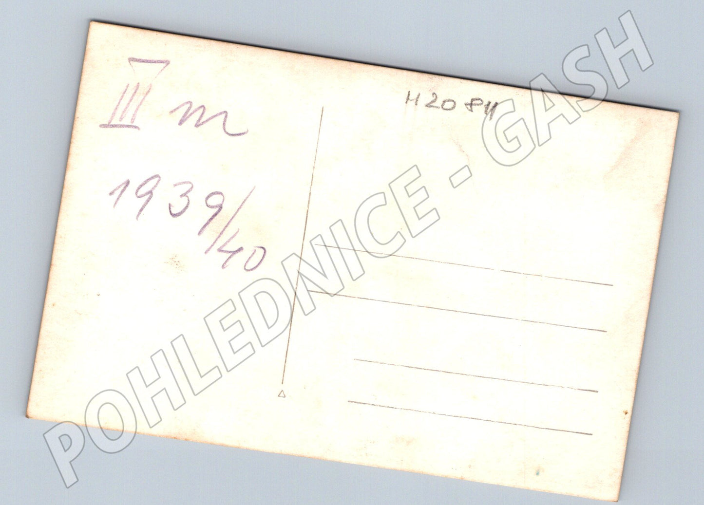 Pohlednice školní třída 1939/40 (M20811)
