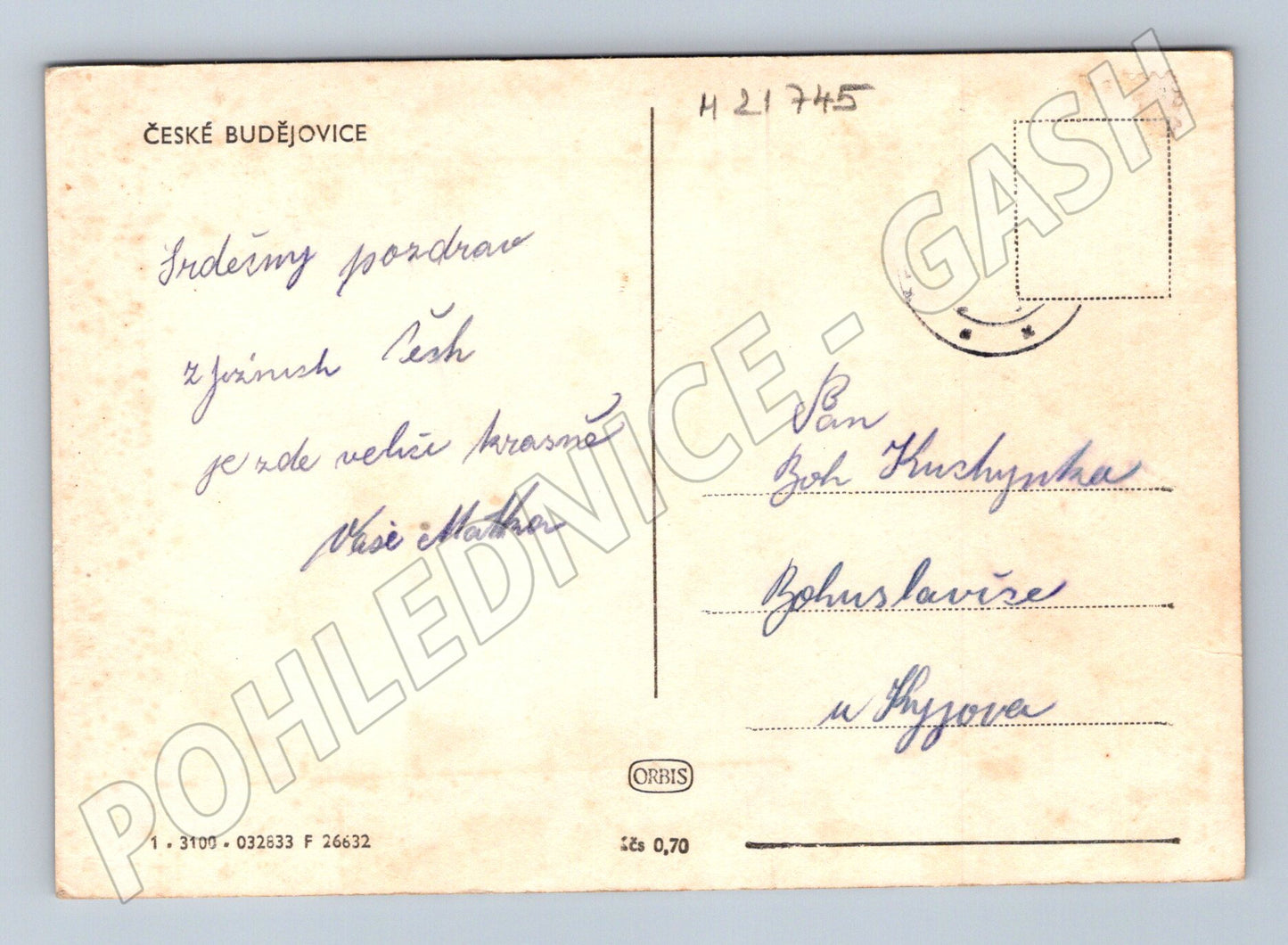 Pohlednice České Budějovice (M21745)