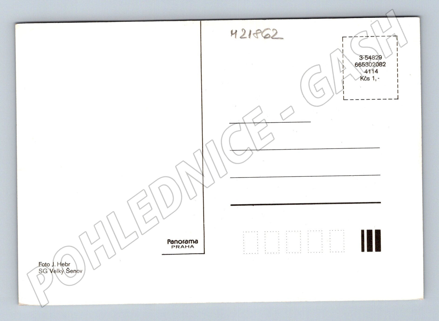 Pohlednice vodopád v lese (M21862)