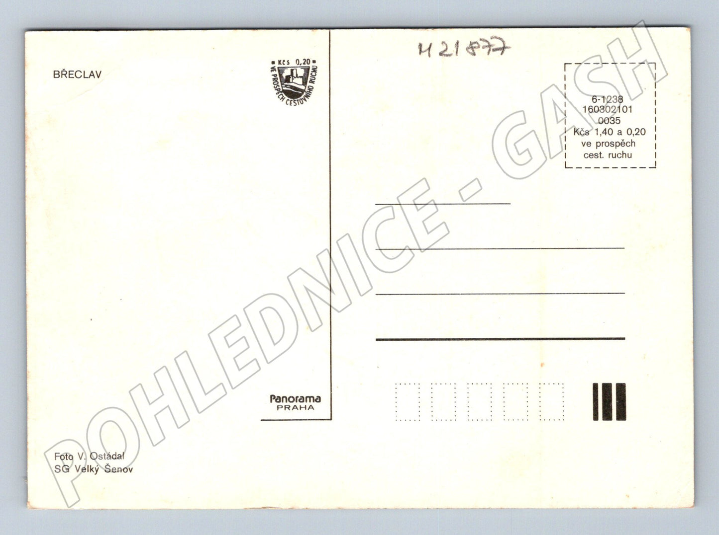 Pohlednice Břeclav město více záběrů (M21877)