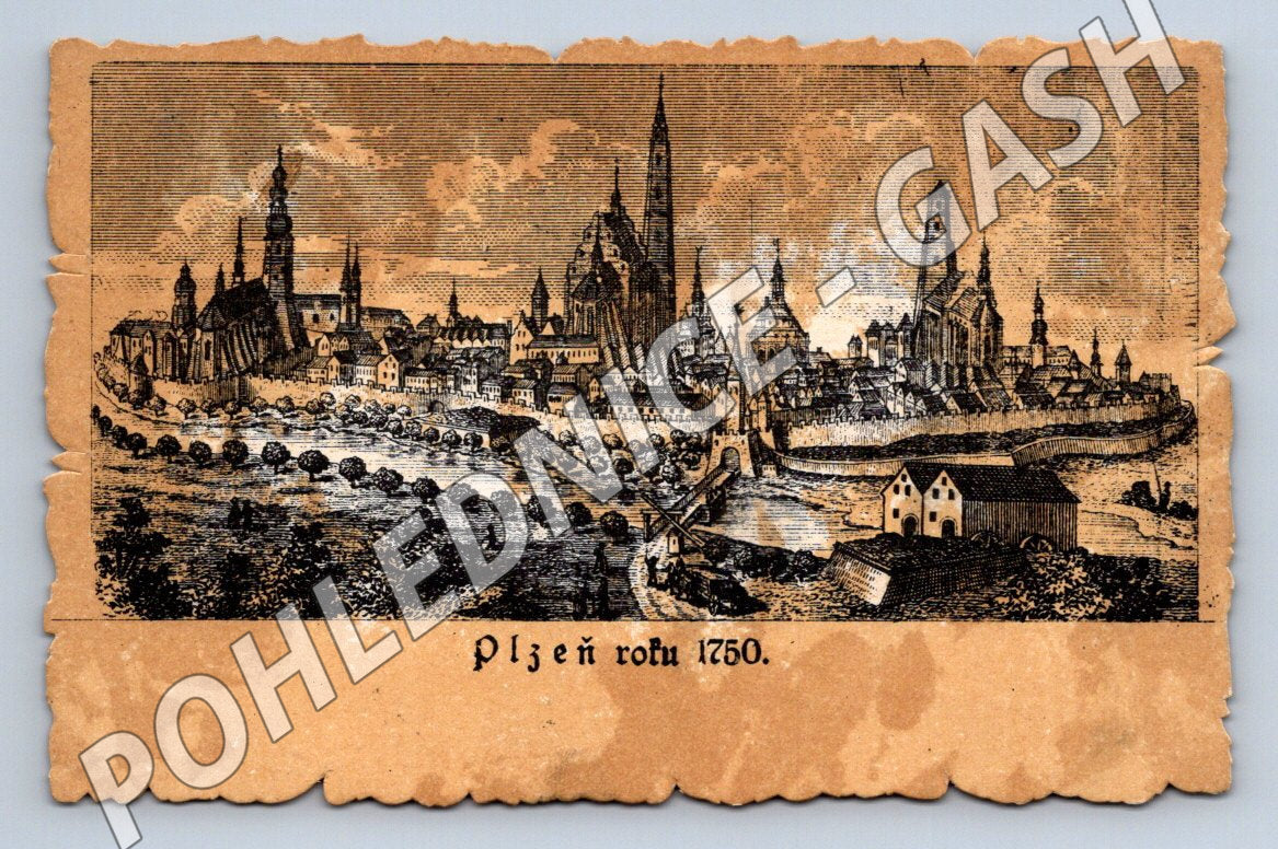 Pohlednice Plzeň 1750 (M2188)