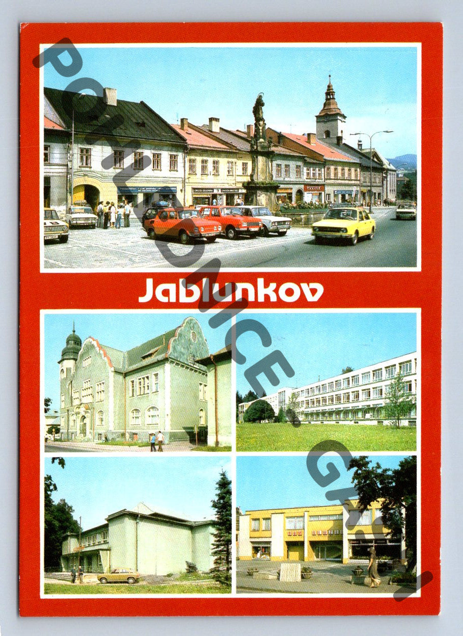 Pohlednice Jablunkov – vícesnímková pohlednice (M219)
