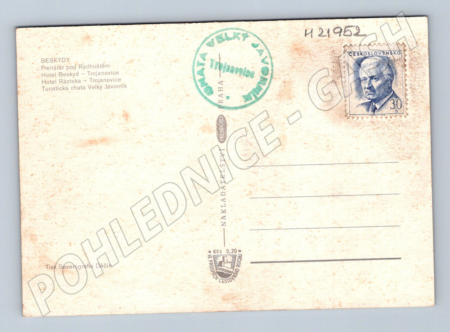 Pohlednice Beskydy multi-view Frenštát pod Radhoštěm (M21952)