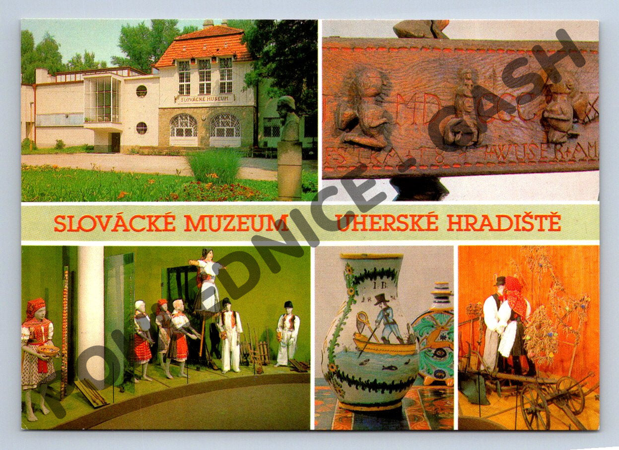 Pohlednice Slovacké muzeum Uherské Hradiště – etnografie (M220)
