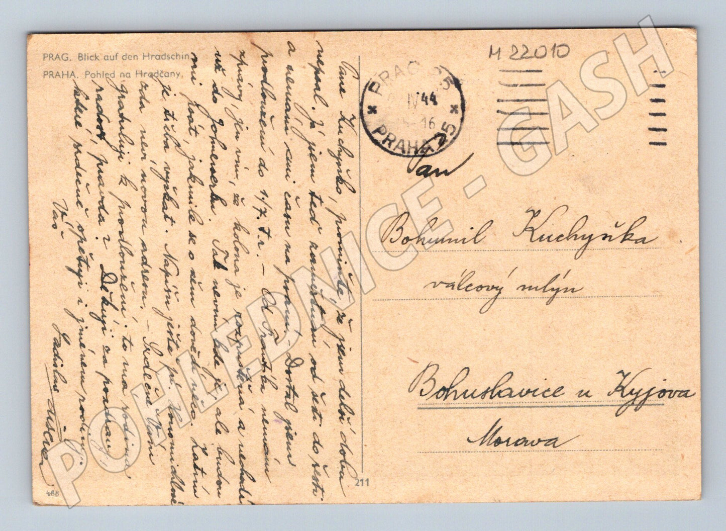 Pohlednice Praha Hradčany 1916 (M22010)