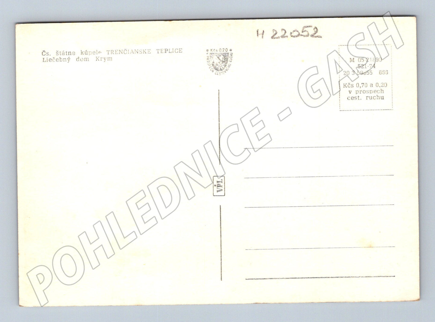 Pohlednice Slovensko Trenčianske Teplice Liečebný dom Krym (M22052)