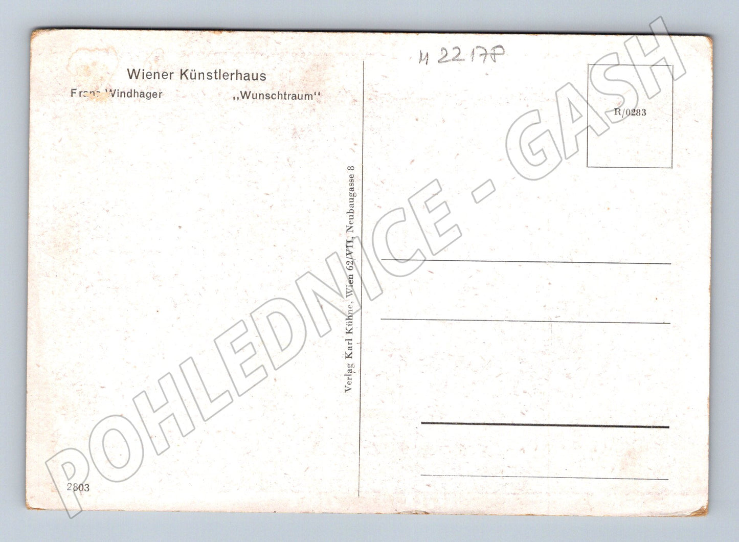 Pohlednice Rakousko Franz Windhager Wunschtraum (M22178)