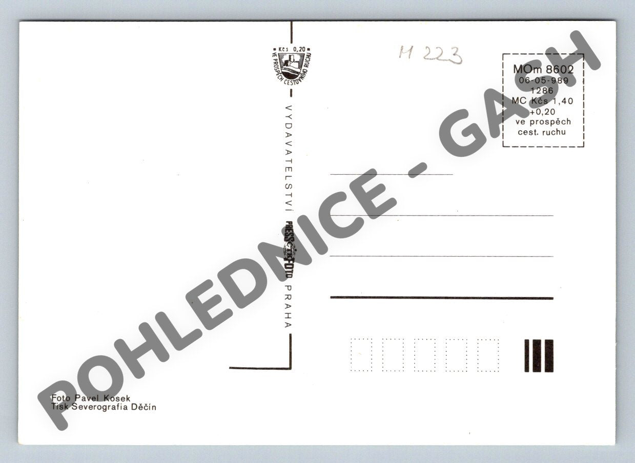 Pohlednice Hotel Moskva Gottwaldov – více záběrů (M223)