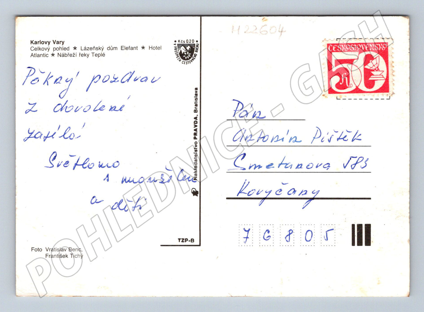 Pohlednice Karlovy Vary Celkový pohled (M22604)