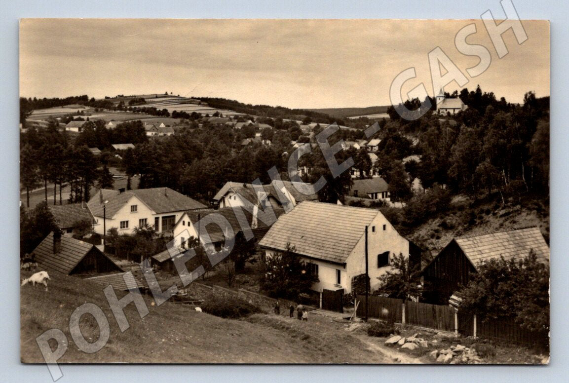 Pohlednice Mostiště u Velkého Meziříčí Orbis (M2279)