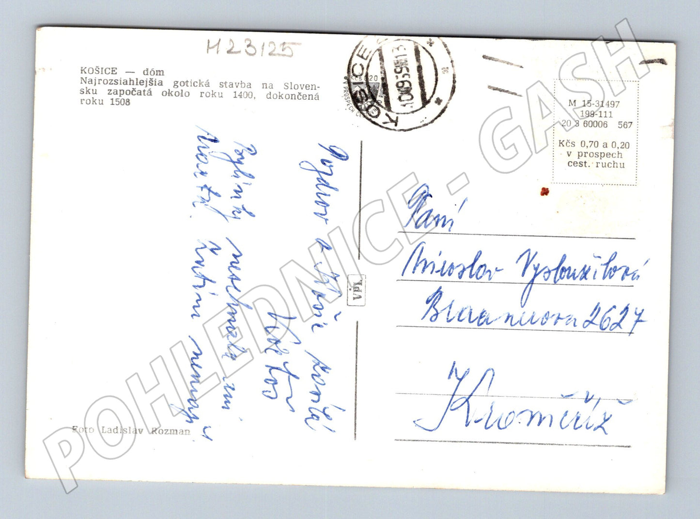 Pohlednice Slovensko Košice Dóm sv. Alžběty 1941 (M23125)
