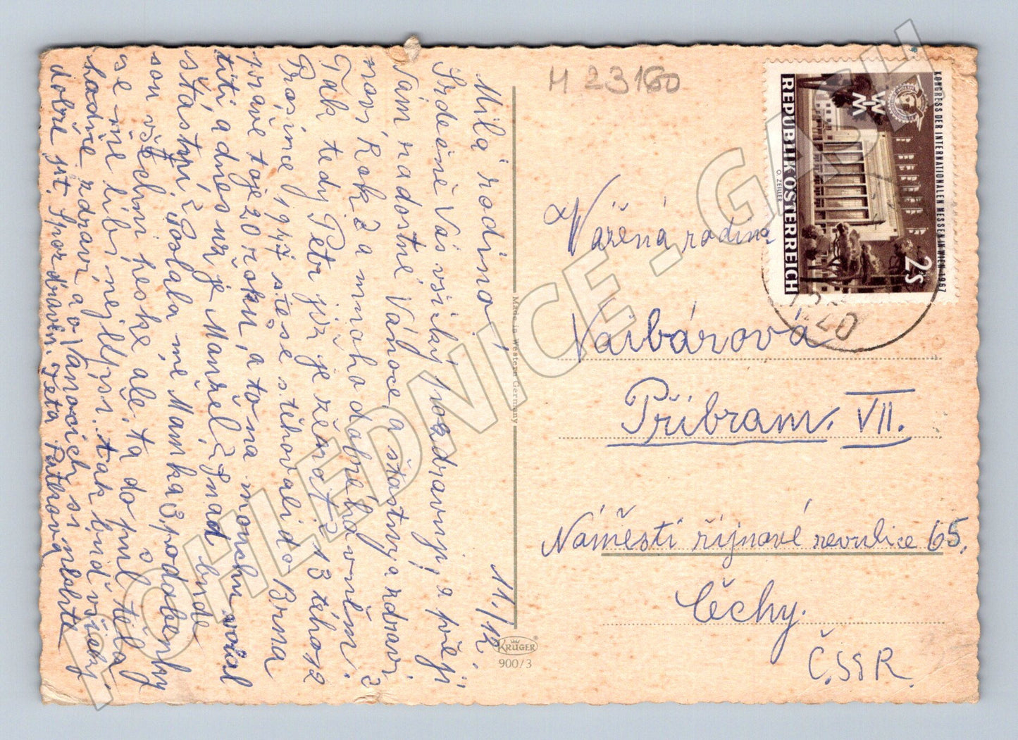 Pohlednice Rakousko Vánoční motiv 1941 (M23160)