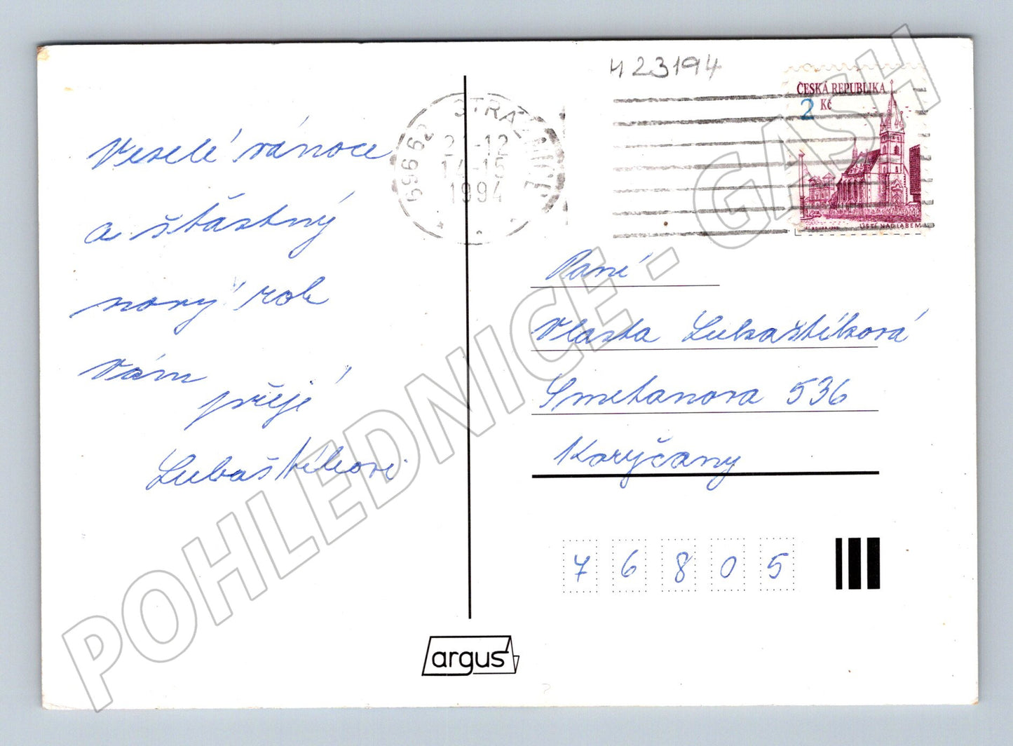 Pohlednice Tři králové Betlém 199X (M23194)