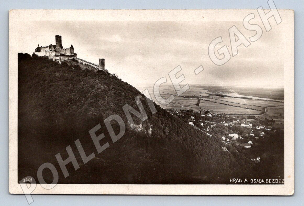 Pohlednice Bezděz hrad a osada (M2353)