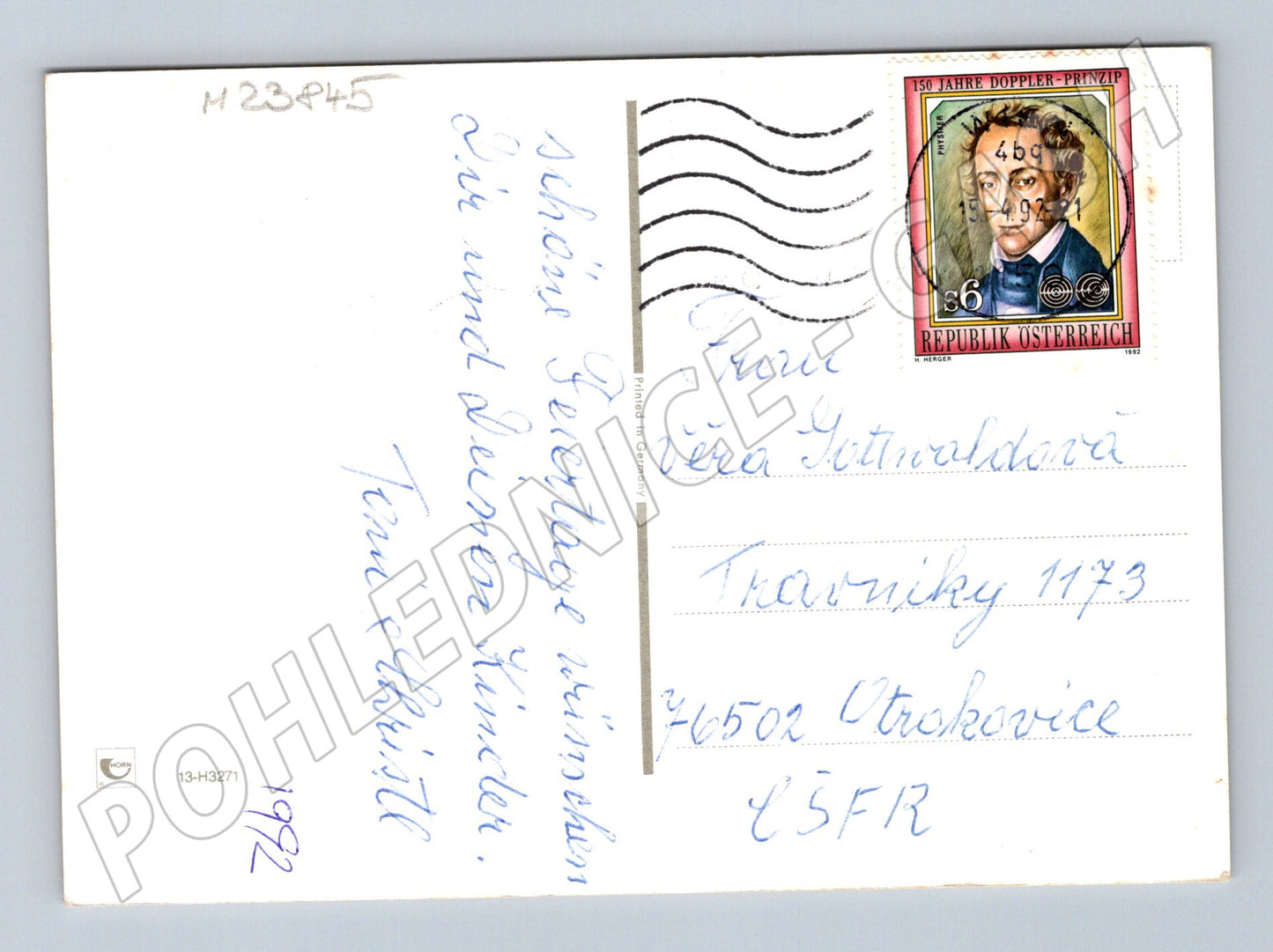 Pohlednice Rakousko Velikonoce kuřátka 1988 (M23845)