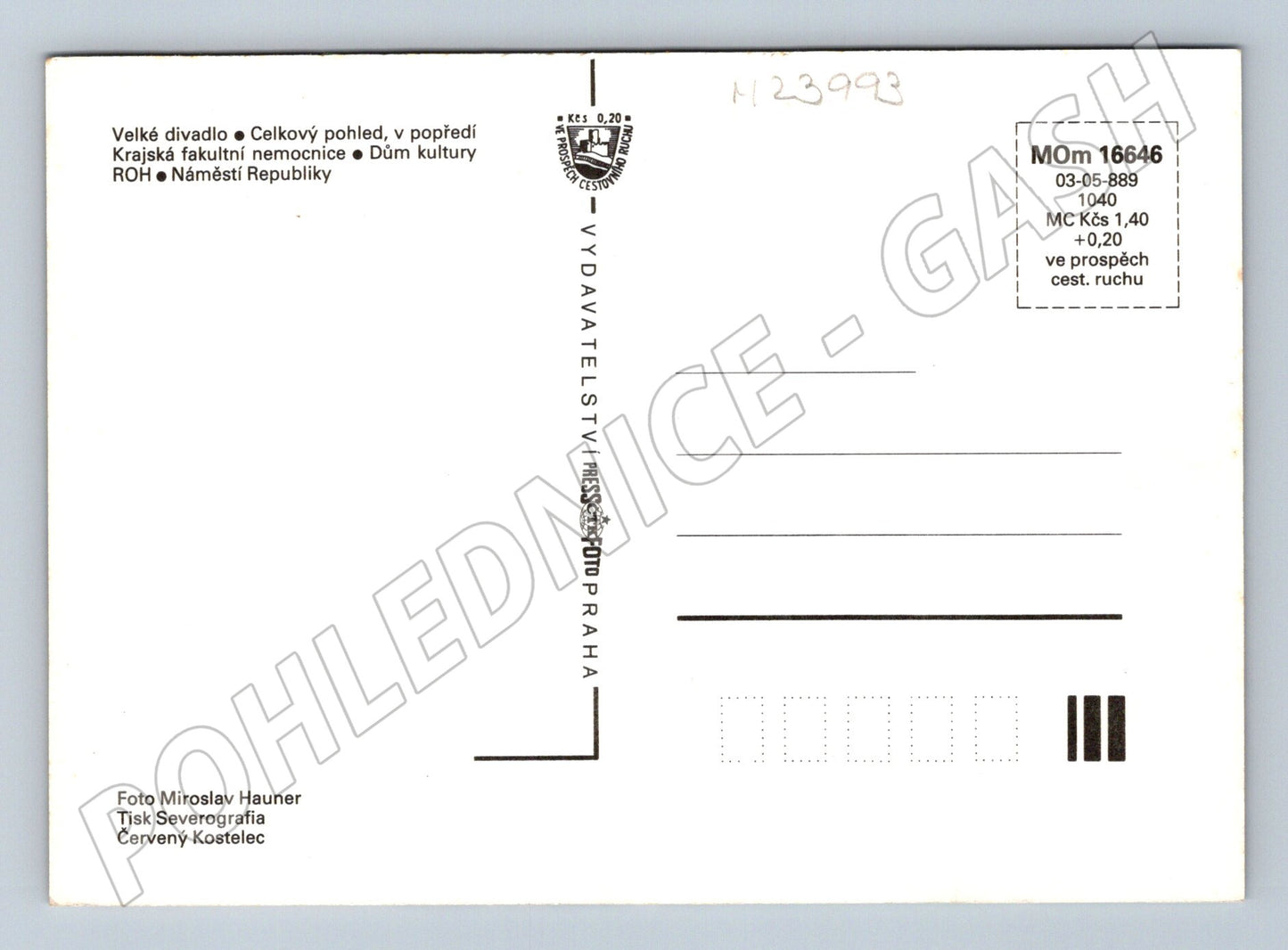 Pohlednice Plzeň vícepohled město 1989 (M23993)