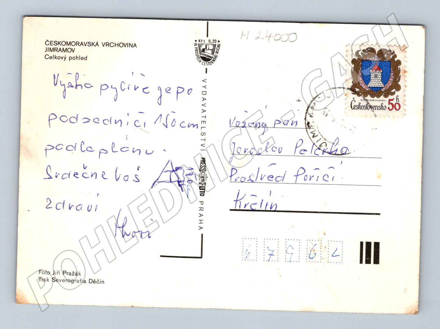 Pohlednice Jimramov celkový pohled (M24000)