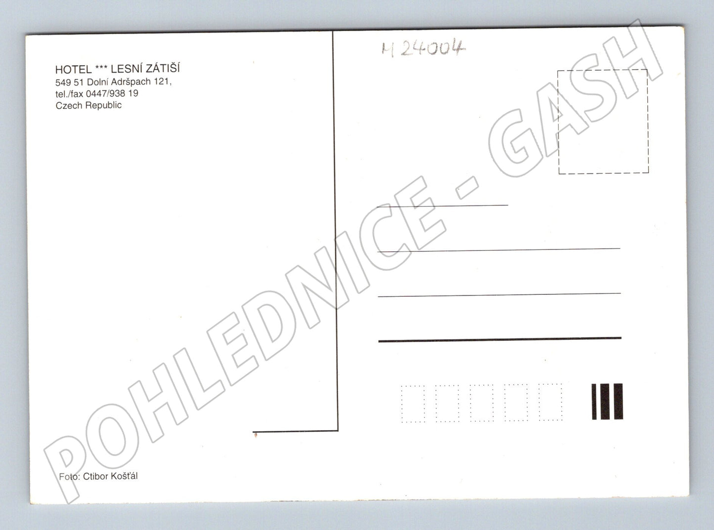 Pohlednice Dolní Adršpach Adršpašské skály hotel Lesní zátiší (M24004)