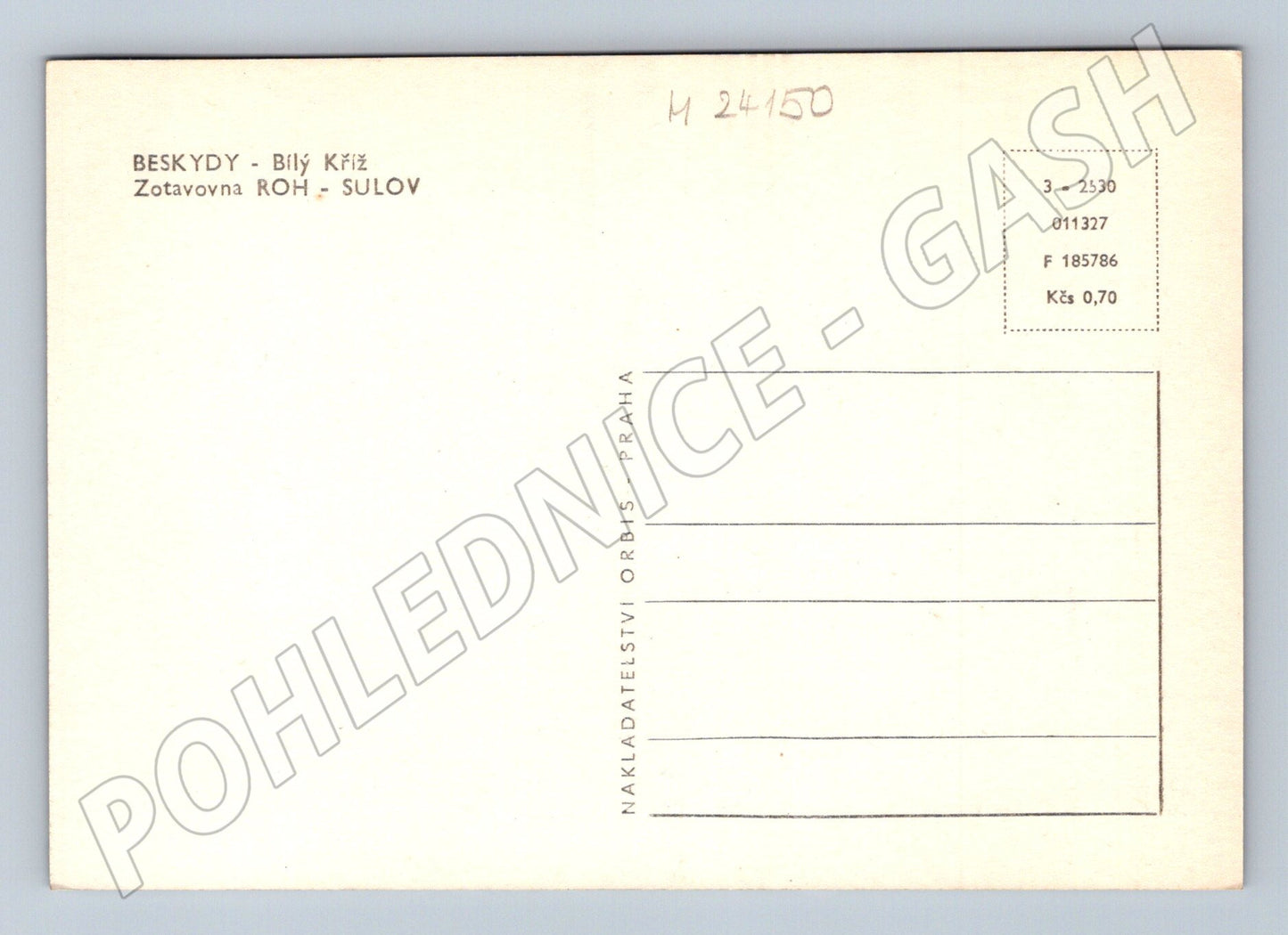 Pohlednice Beskydy Bílý Kříž Zotavovna ROH SULOV (M24150)