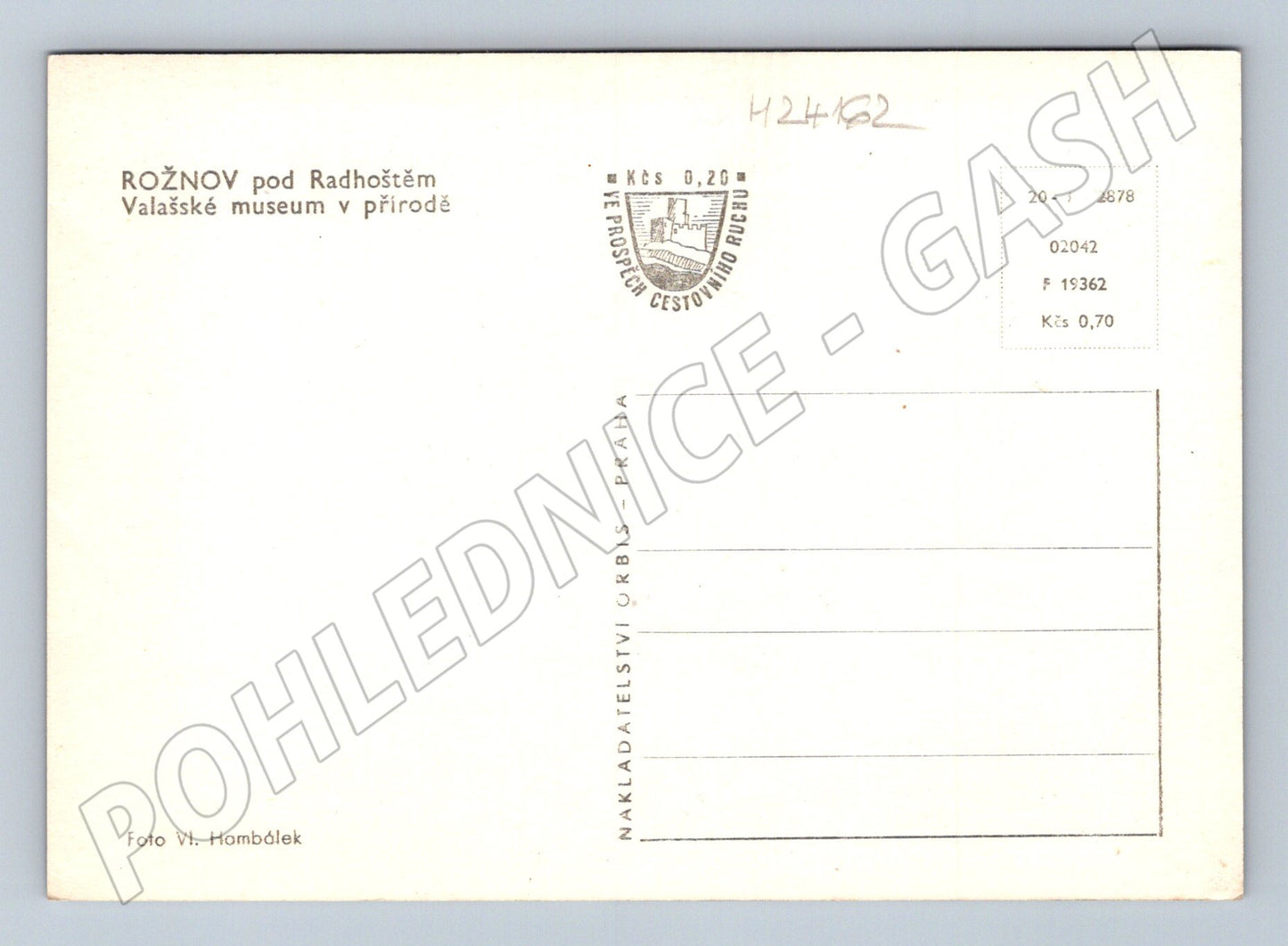 Pohlednice Rožnov pod Radhoštěm Valašské muzeum v přírodě (M24162)
