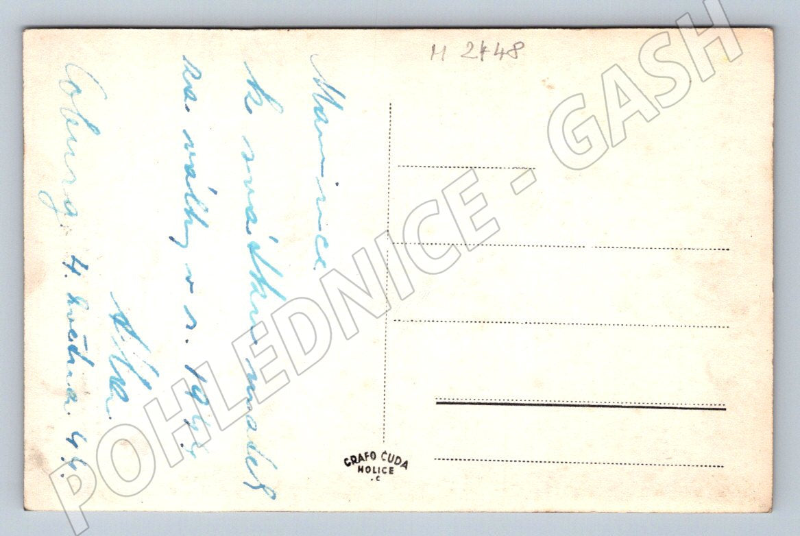 Květiny a biblický citát 1945 (M2448)