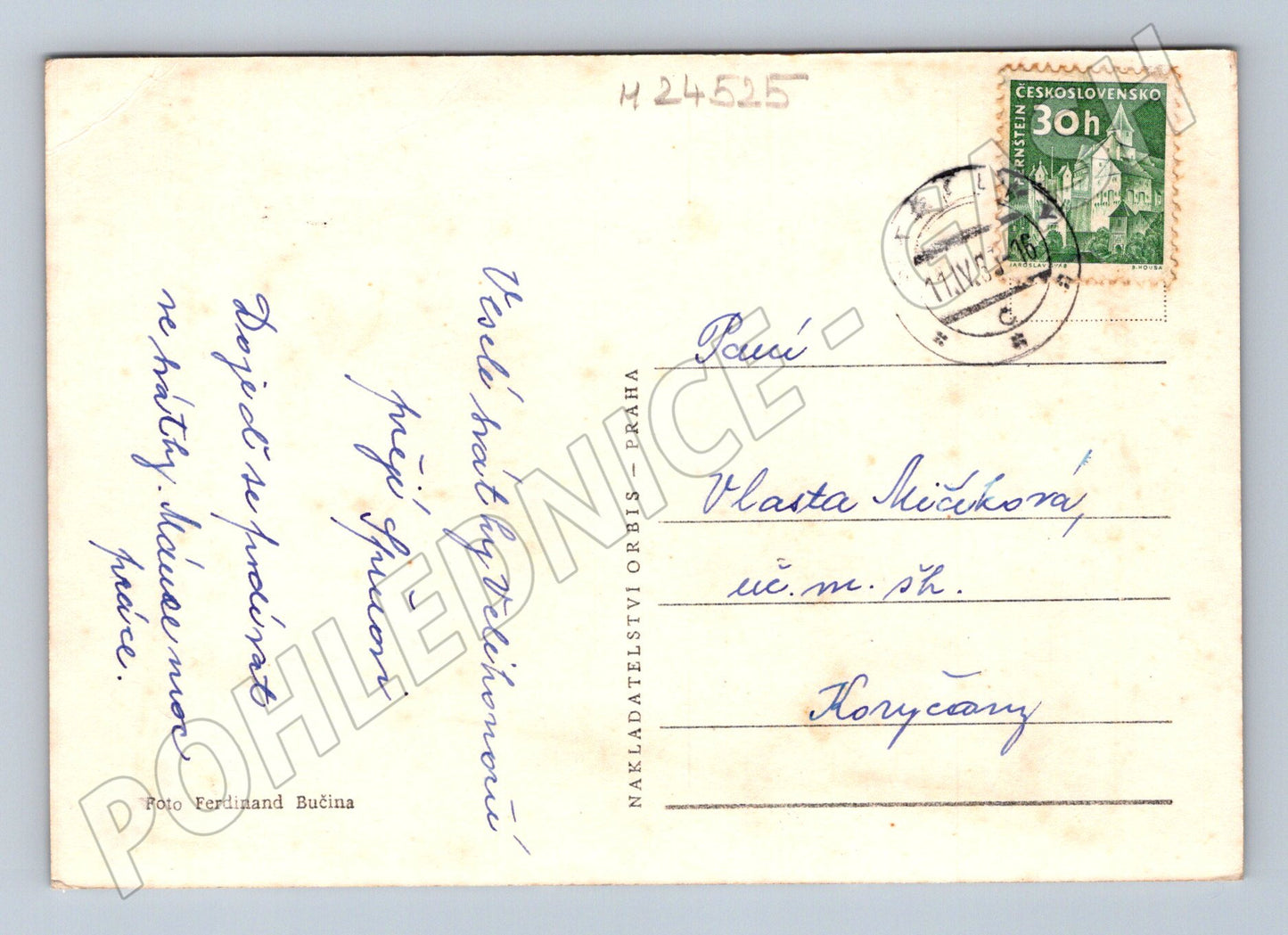 Pohlednice Velikonoce sněženky 194x (M24525)
