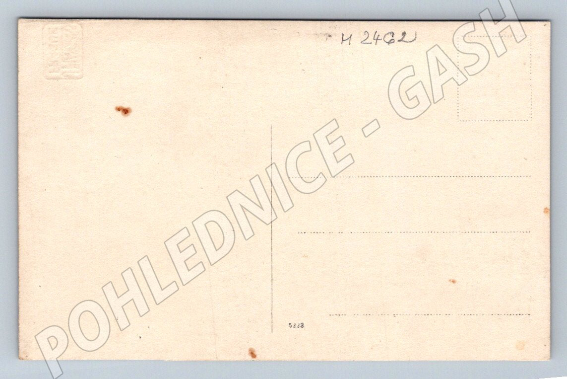 Romantic Czech postcard until 1950 (M2462)