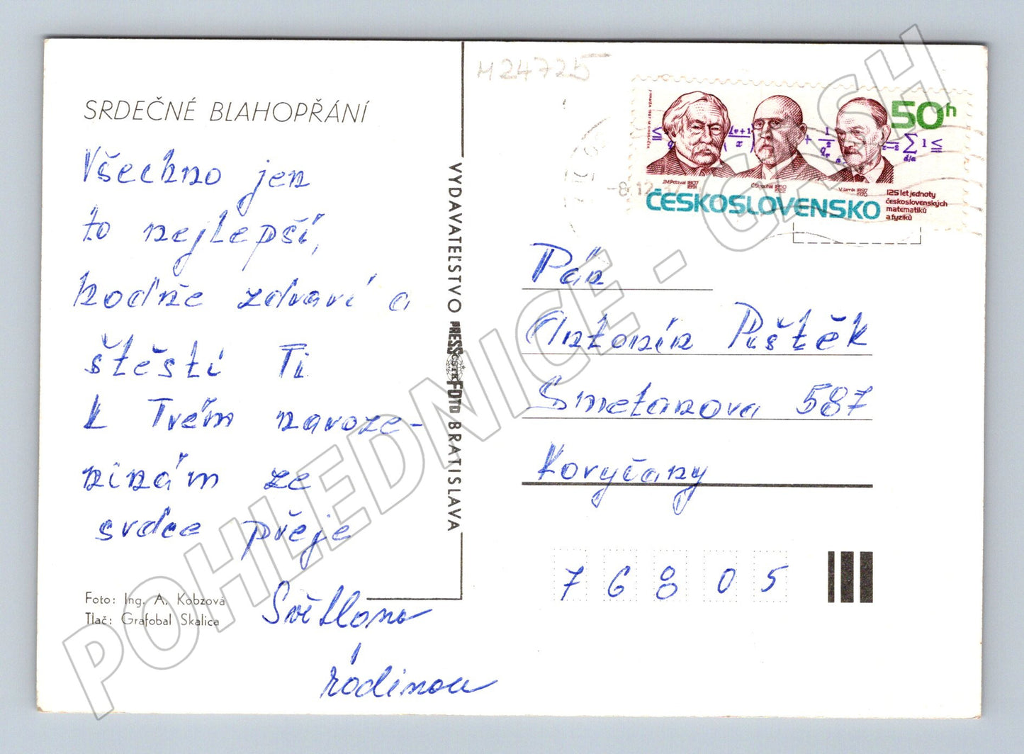Pohlednice Československo Kytice narcisů (M24725)
