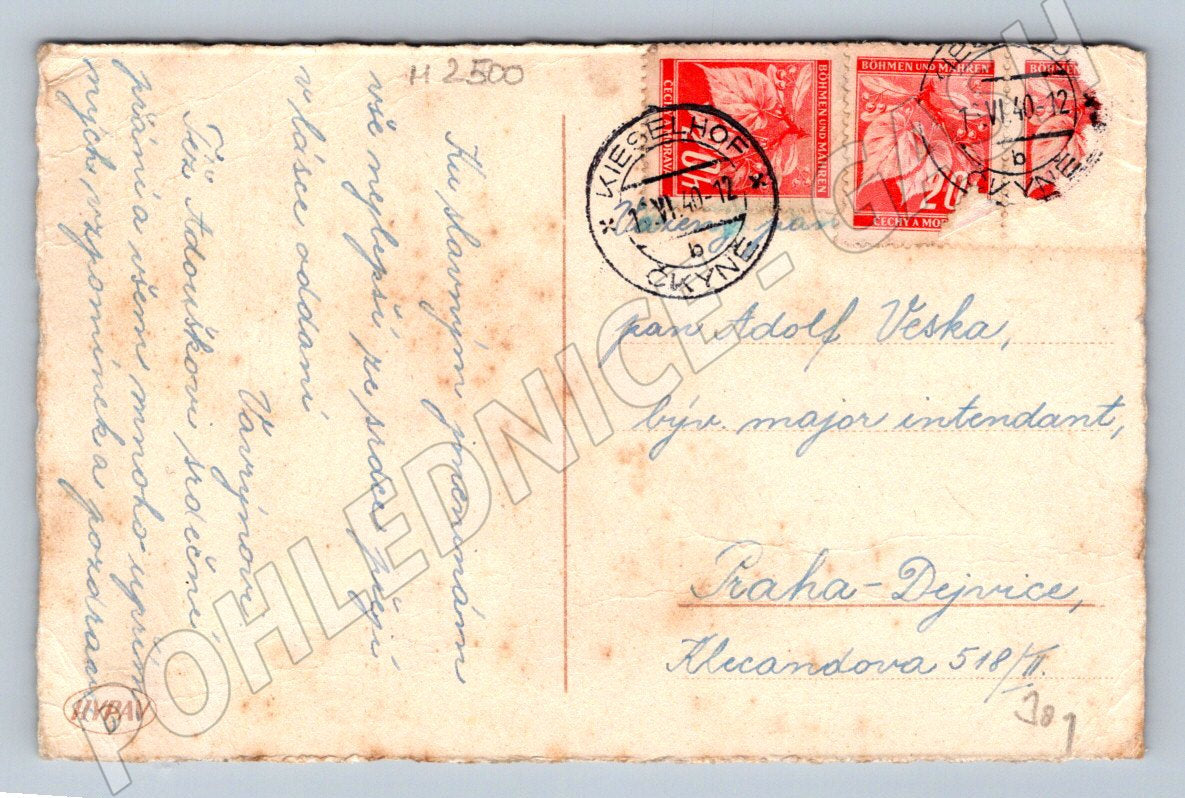 Children in traditional costumes Protectorate 1940 (M2500)