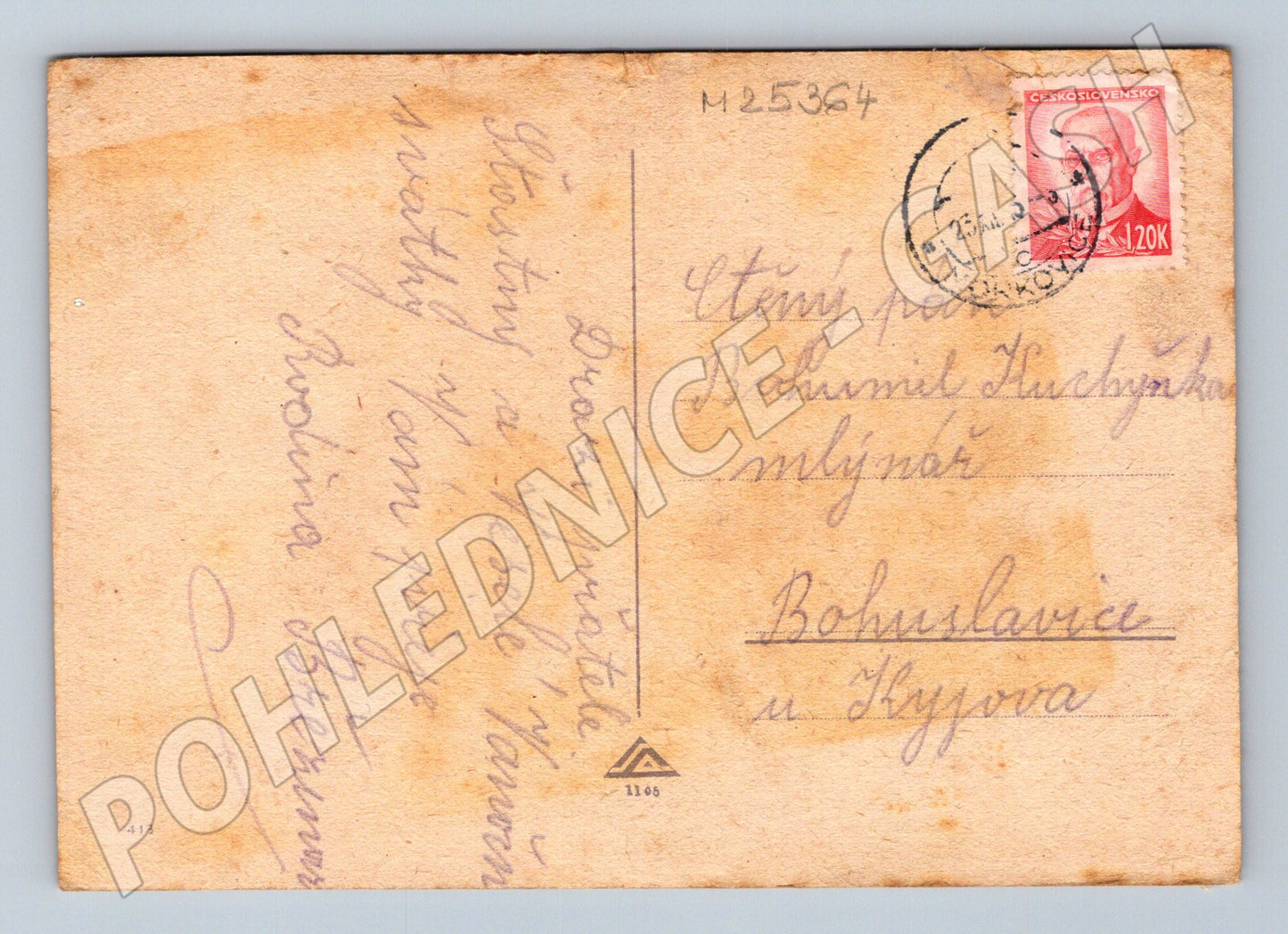 Pohlednice komický motiv malování medvědi 1940 (M25364)