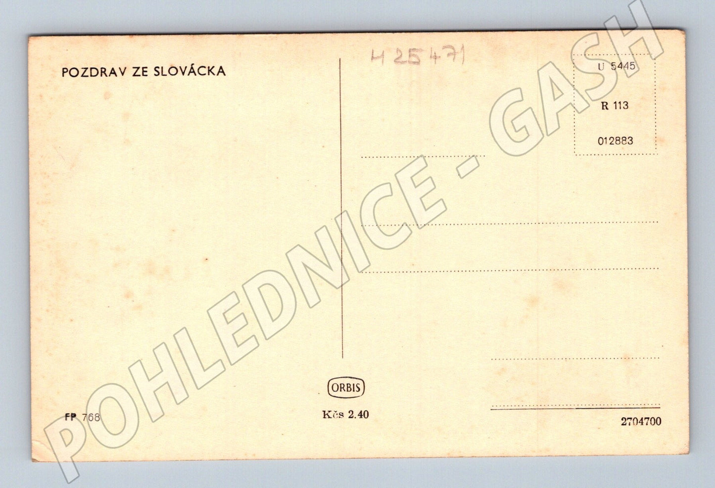 Pohlednice Slovácko krojovaný pár (M25471)