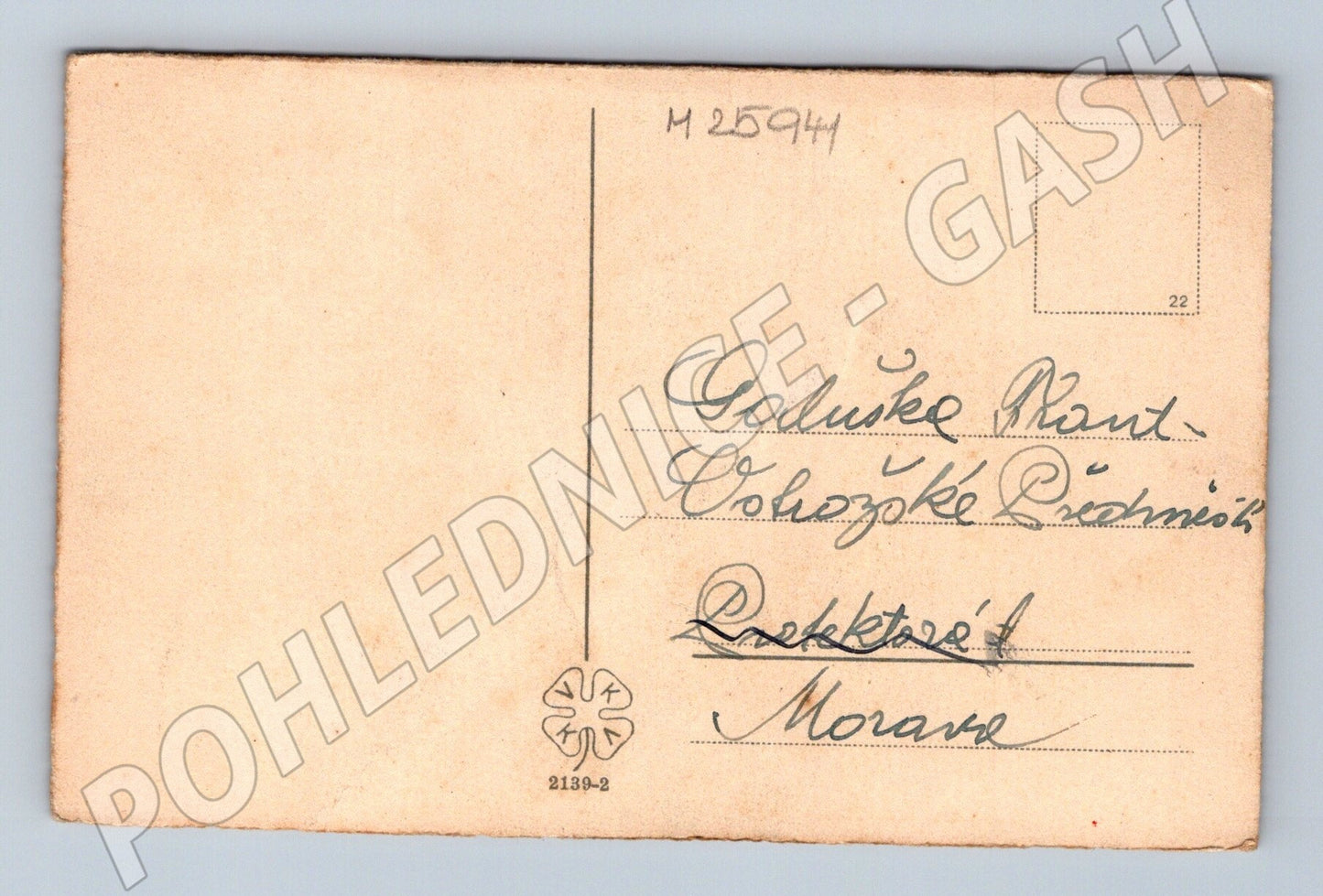 Pohlednice kytice červených a žlutých růží (M25941)