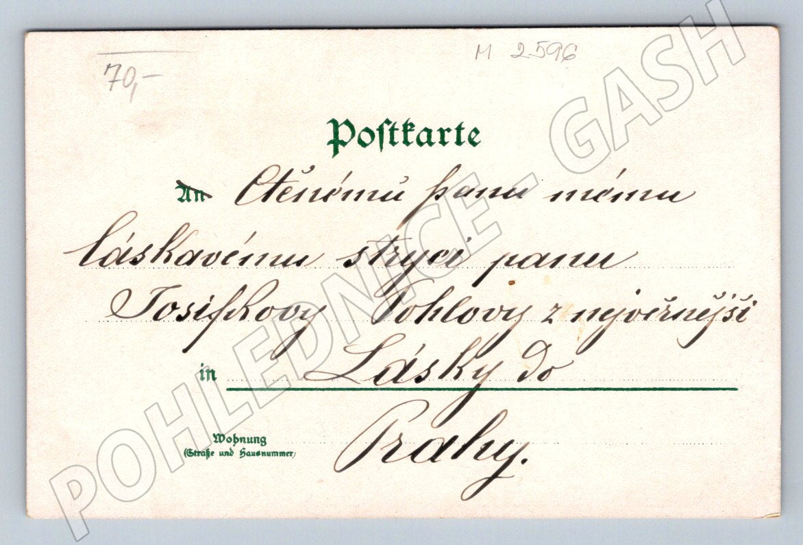 Postcard countryside at the table ethnography (M2596)