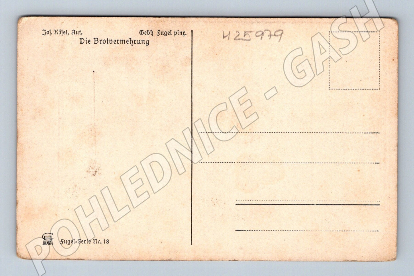 Pohlednice Die Brotvermehrung (M25979)