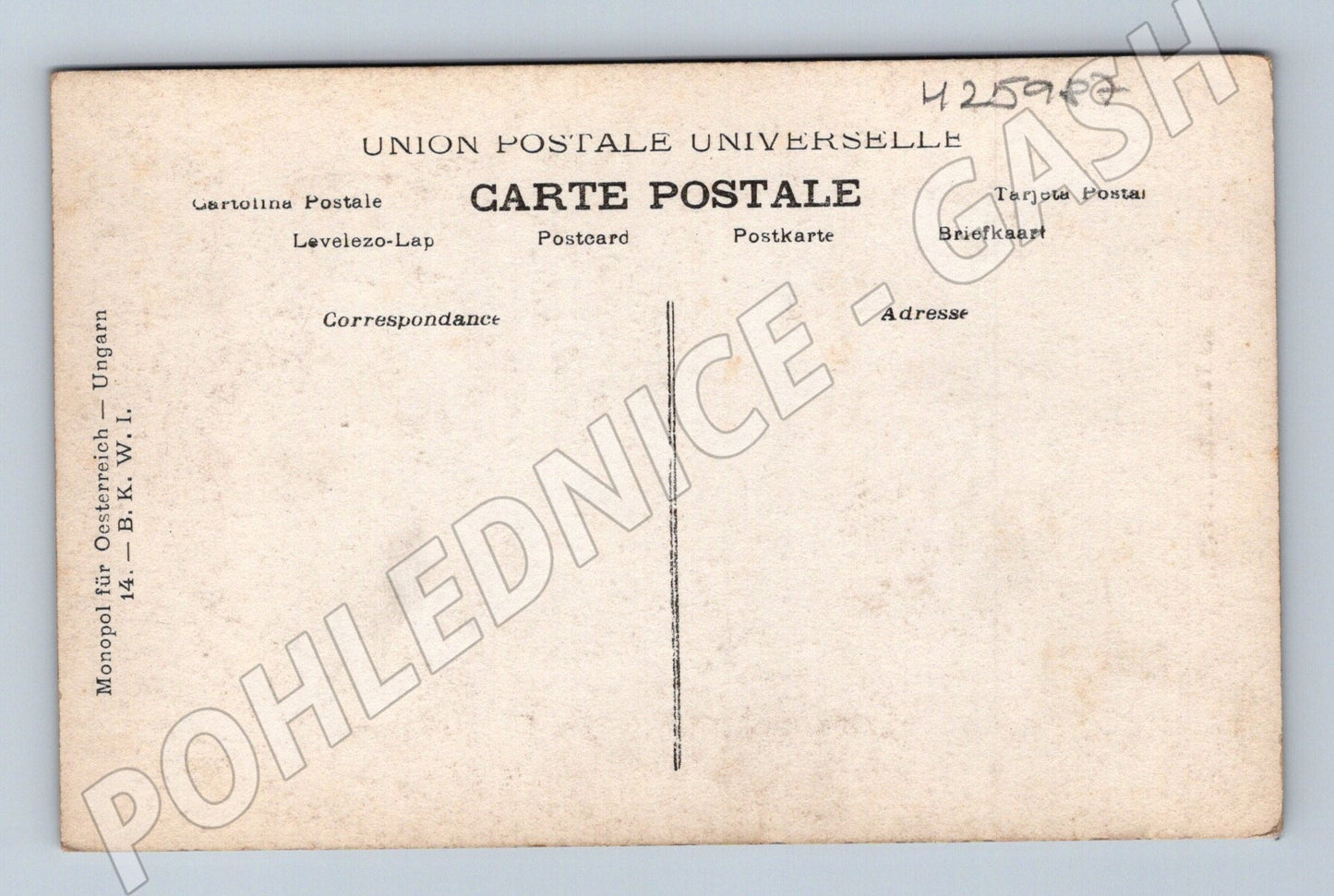 Pohlednice Rakousko-Uhersko Pokušení Ježíše (M25987)