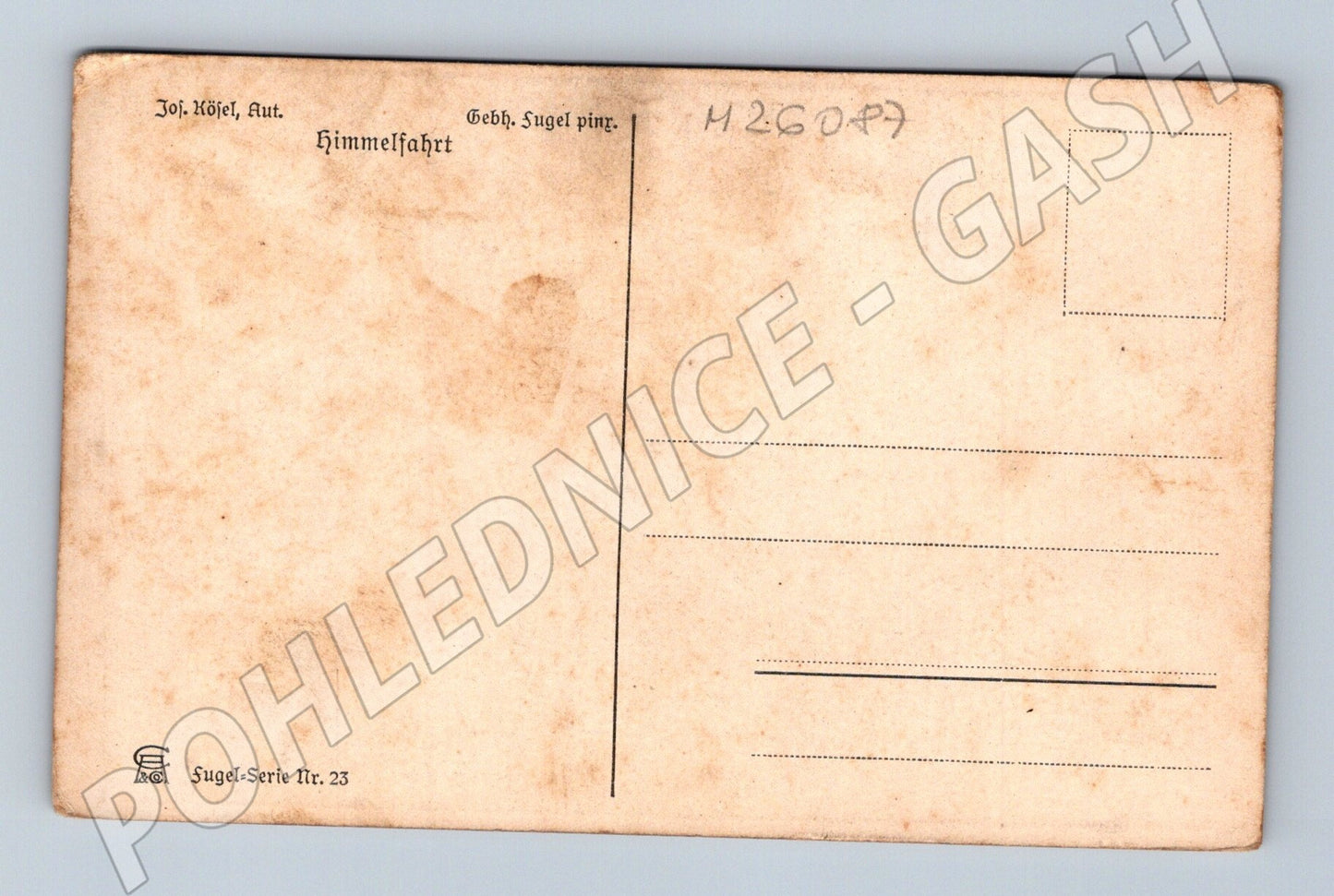 Pohlednice Náboženský motiv Nanebevstoupení (M26087)