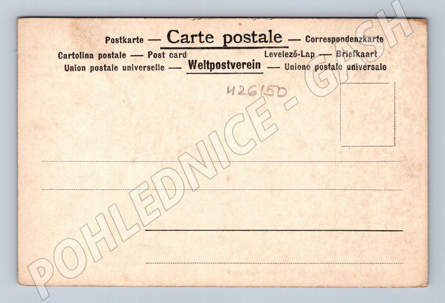 Pohlednice Rakousko Rubens Kaledonský lov na kance 1903 (M26150)