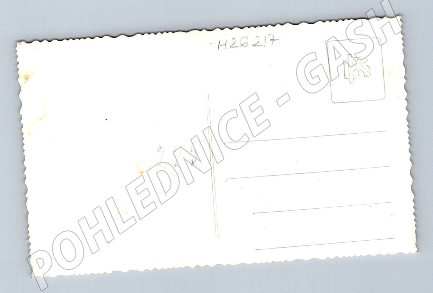 Pohlednice chlapec v zahradě (M26217)