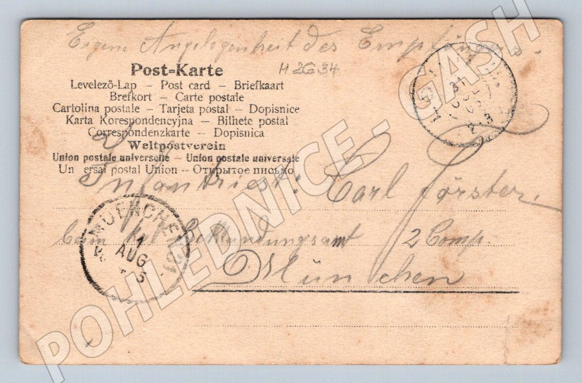 Postcard portrait of an actress, authentic (M2634)