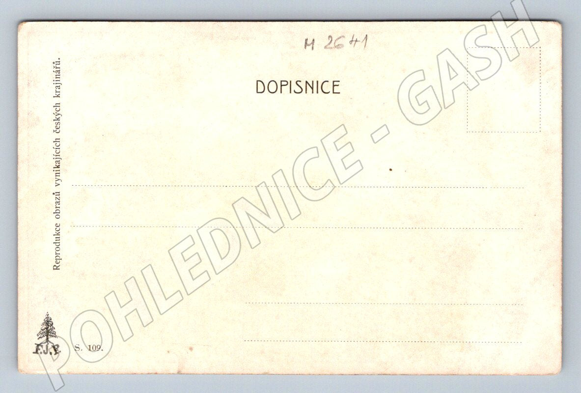 Postcard fisherman in the landscape ethnography (M2641)