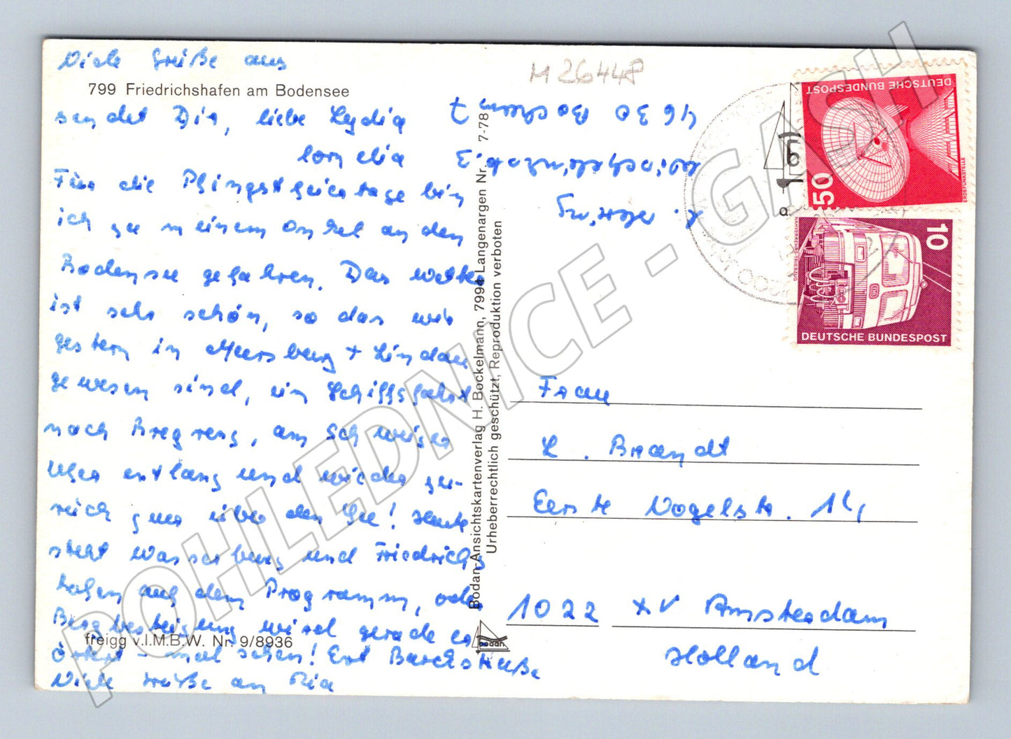 Pohlednice Německo Friedrichshafen Bodensee multi-view 1978 (M26448)