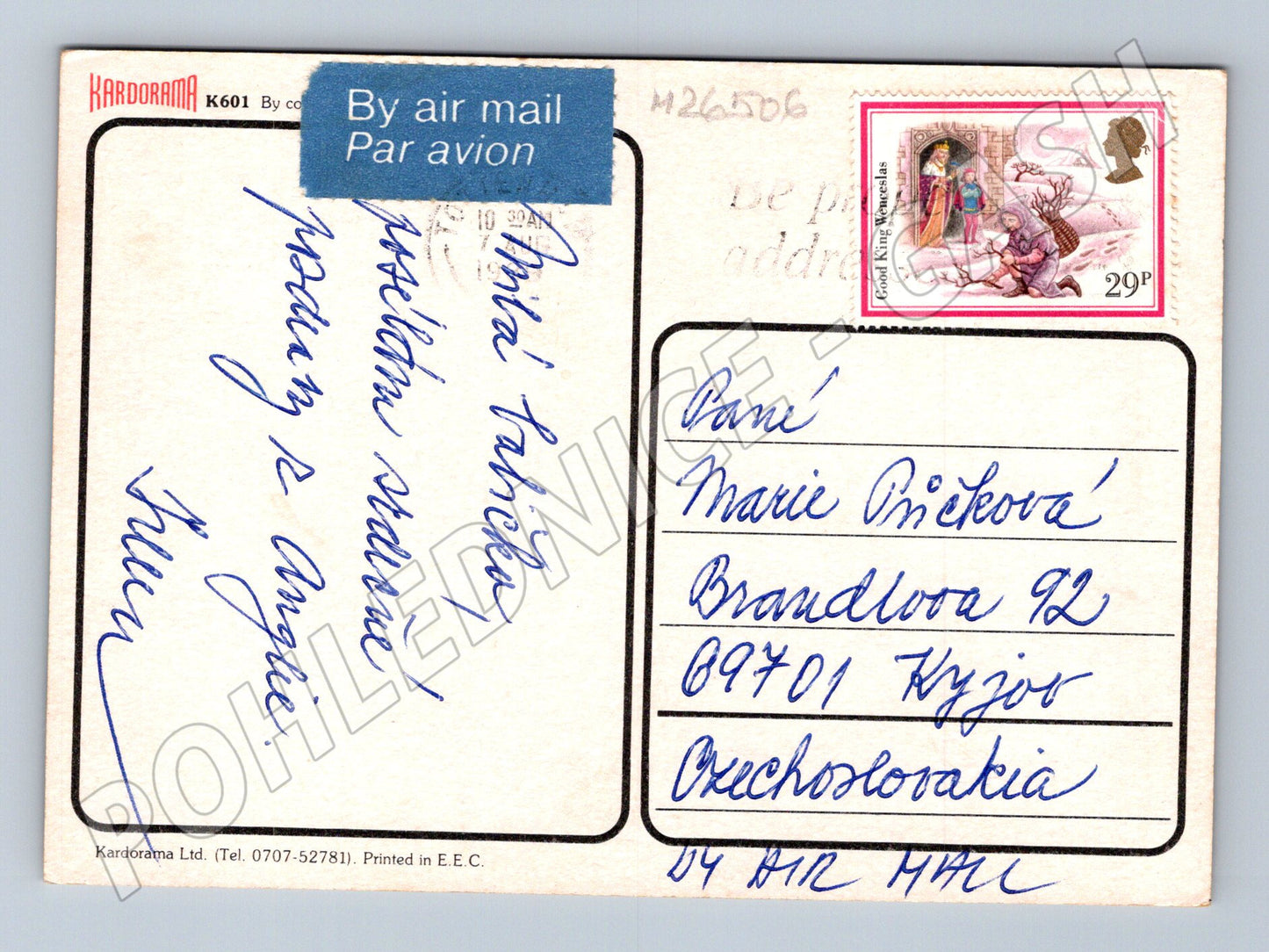 Pohlednice Velká Británie Londýn památky Concorde 1980s (M26506)