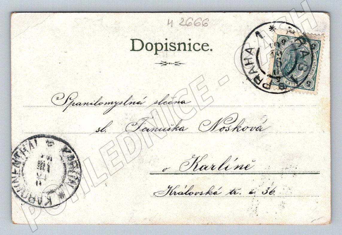 Postcard girl in ethnographic costume (M2666)