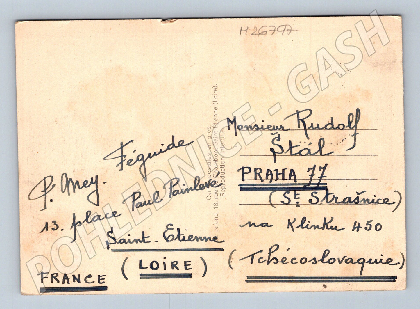 Francie Saint-Étienne Place de l Hôtel-de-Ville 1947 (M26797)