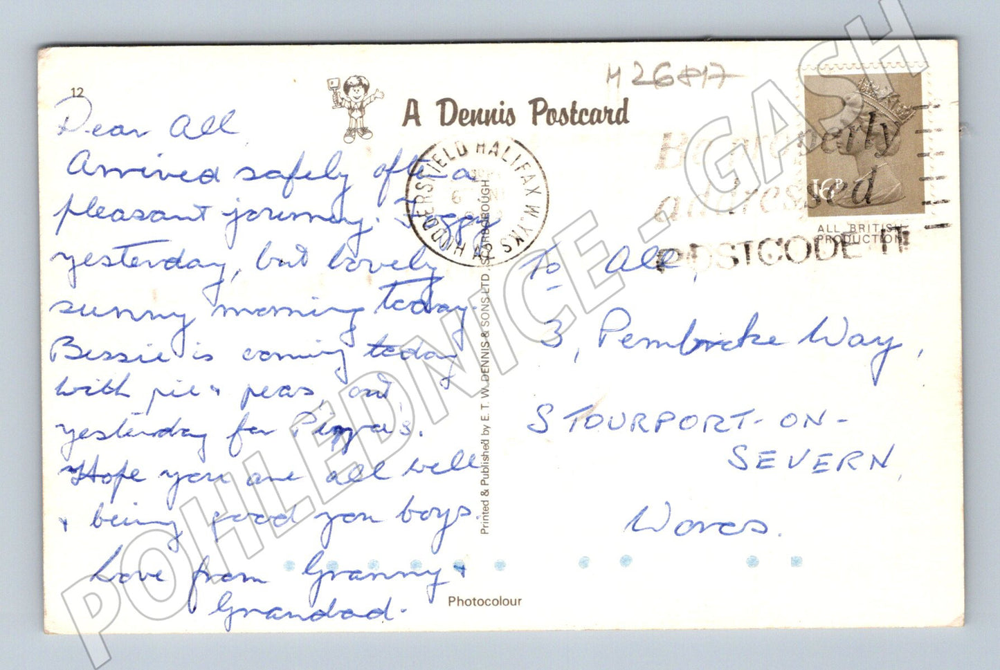 Pohlednice Velká Británie M62 Motorway Scammonden Dam 1974 (M26817)