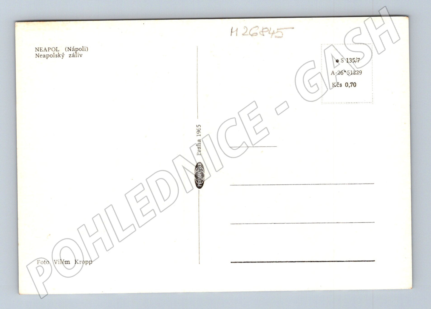 Pohlednice Itálie Neapolský záliv 1965 (M26845)